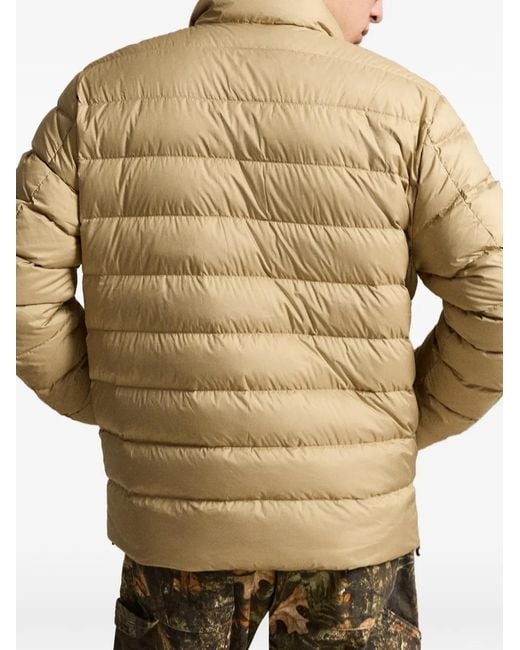 Polo Ralph Lauren Natural Quilted Mock-Neck Jacket for men