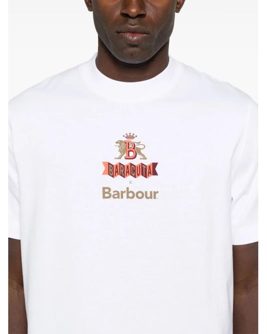 Baracuta White X Barbour Archive T-Shirt for men