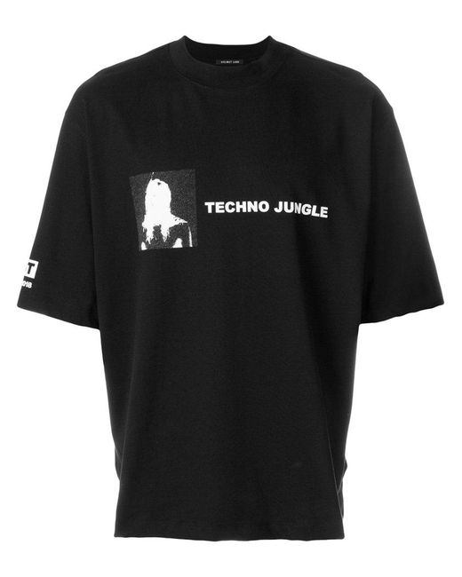 Helmut Lang 'Techno Jungle' T-Shirt in Black für Herren