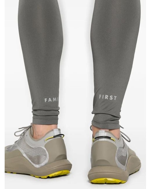 FAMILY FIRST Gray Side-Pocket Performance Leggins for men