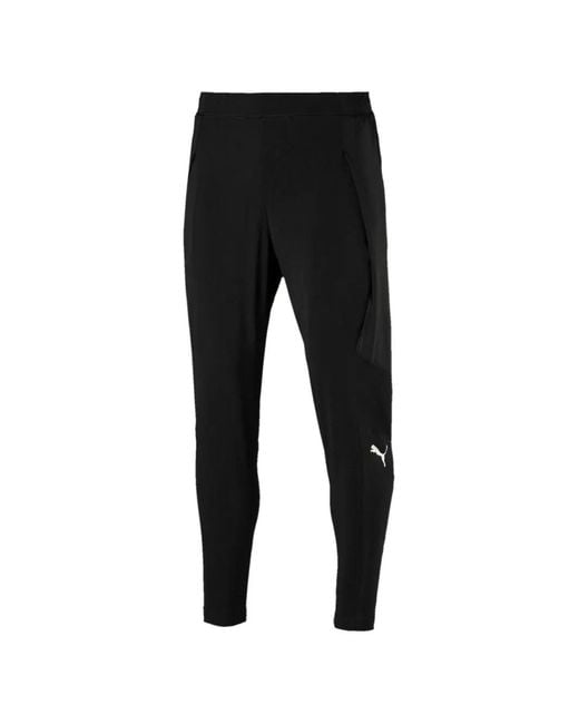 PUMA Black Neverrunback Track Pants for men