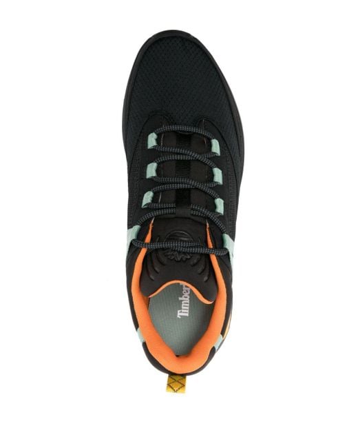 Timberland Black Euro Trekker Colour-block Sneakers for men