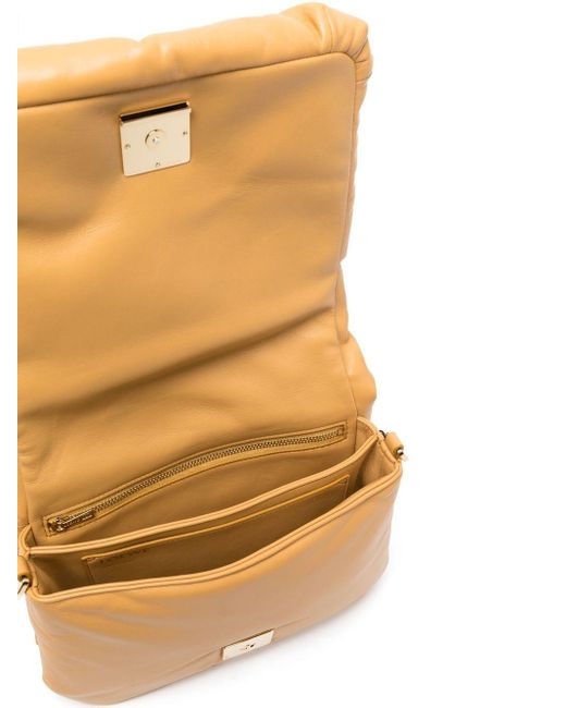 Loewe Natural Goya Leather Shoulder Bag