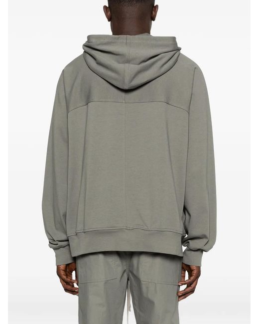 Rick Owens メンズ グレー ジップアップ パーカー 【公式通販】