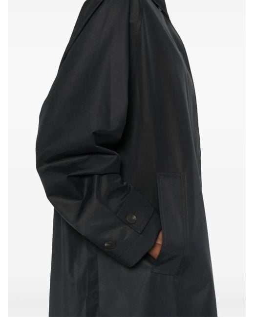 Studio Nicholson Black Holin Trench Coat
