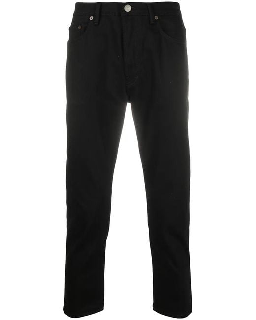 Vaqueros River Stay rectos Acne de hombre de color Black