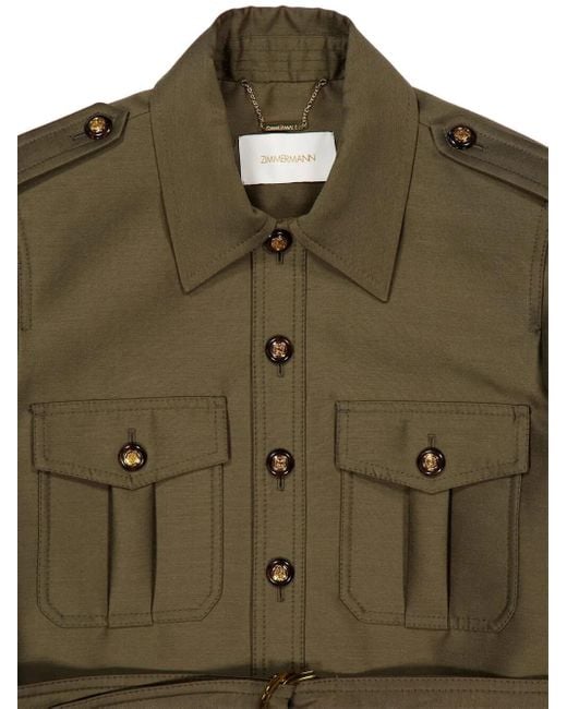 Zimmermann Green Belted Jacket