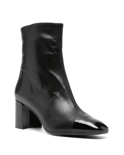 CAREL PARIS Black 70Mm Leather Ankle Boots