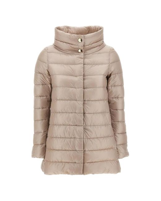 Herno Natural Amelia Quilted Down Coat