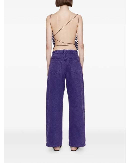 Top Iris di Christopher Esber in Purple