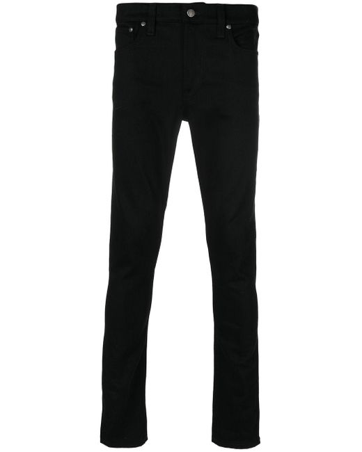 Nudie Jeans Black Slim-fit Jeans for men