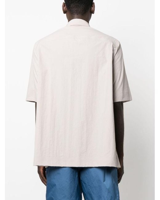 Fendi Overhemd Met Logoprint in het Natural voor heren