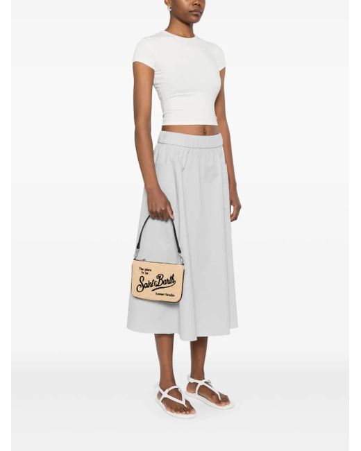 Mc2 Saint Barth Metallic Mini Parisienne Shoulder Bag