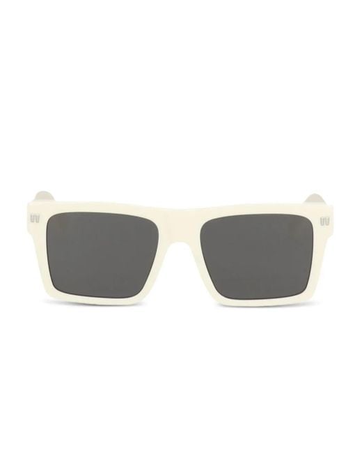 Off-White c/o Virgil Abloh スクエアフレーム サングラス Gray