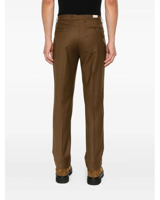 Etro Brown Button Trousers for men