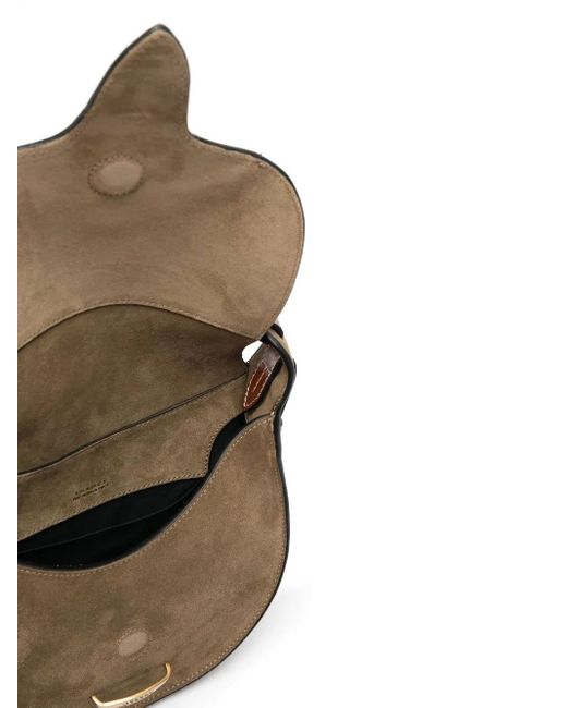 Borsa a tracolla Botsy in suede di Isabel Marant in Brown