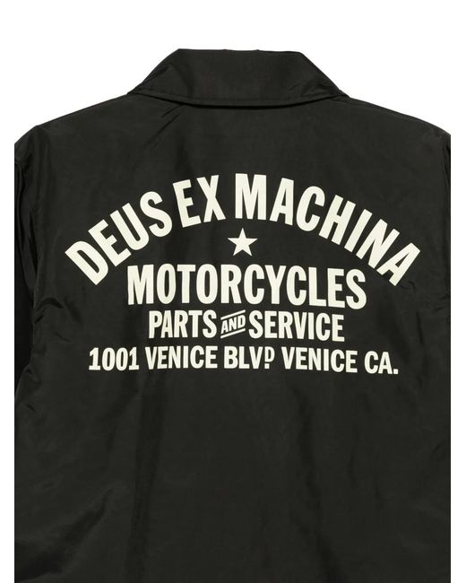 Deus Ex Machina Black Drawstring Jacket for men