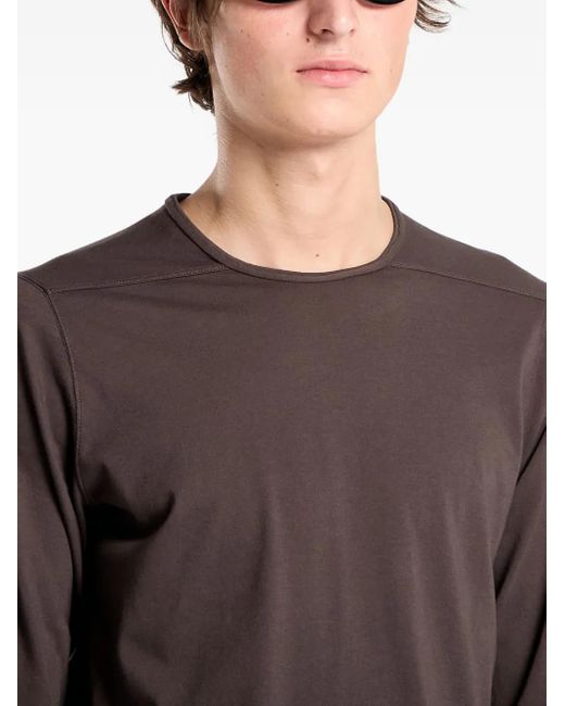 Rick Owens Brown Level Longsleeve T-Shirt for men