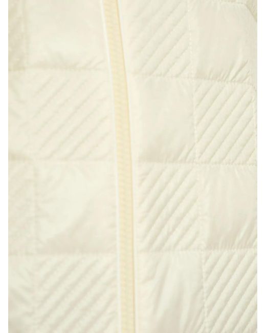 Veste À Logo Appliqué Moncler en coloris White