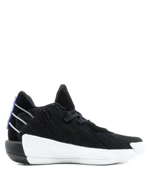 Adidas Black Dame 7 "Weber State" Sneakers