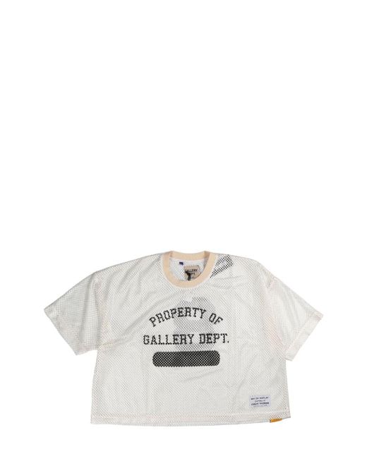 メンズ GALLERY DEPT. Logo-print Mesh T-shirt White