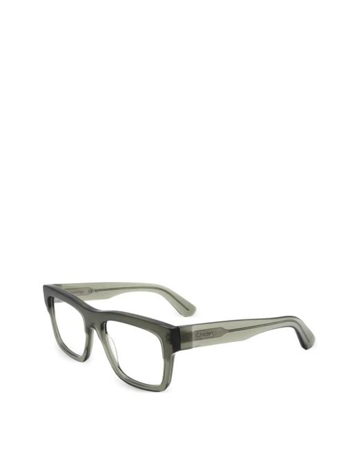 Calvin Klein Metallic Square-Frame Glasses