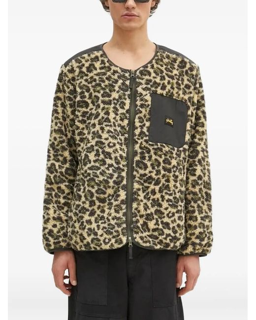 Stan Ray Jacke mit Leoparden-Print in Natural für Herren