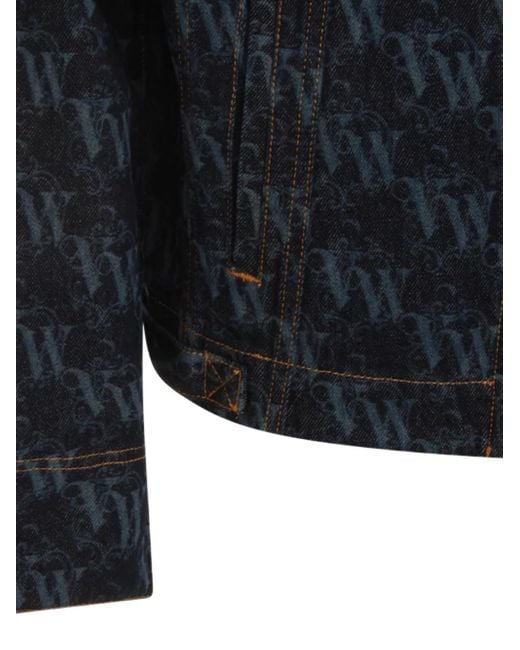 Vivienne Westwood Blue Cotton Denim Jacket for men