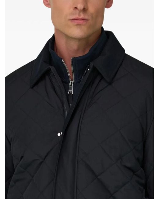 Boggi Blue Peacoat Padded for men