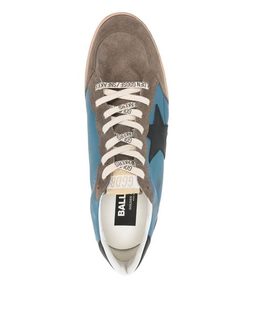 Golden Goose Deluxe Brand Blue Ballstar Nappa Upper Suede Toe Tong for men