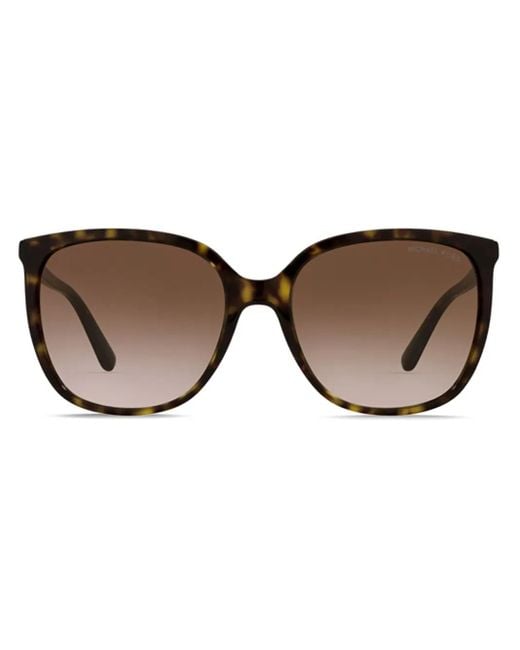 Michael Kors Brown Anaheim Square-Frame Sunglasses