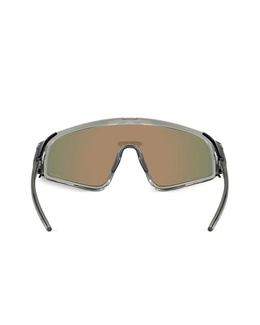 Oakley Pink Latch Panel Shield-Frame Sunglasses