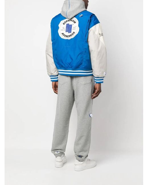 Converse Blue X Ader Error Shapes Varsity Jacket for men