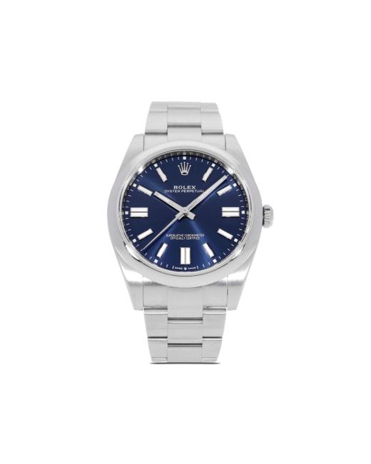 Rolex Blue 2024 Unworn Oyster Perpetual 41Mm