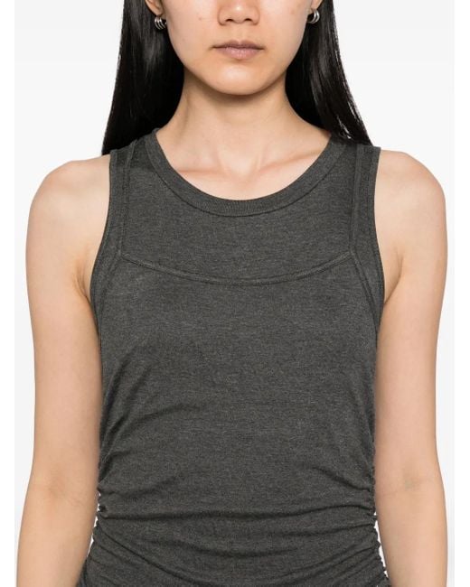 B+ AB Gray Sleeveless Dress