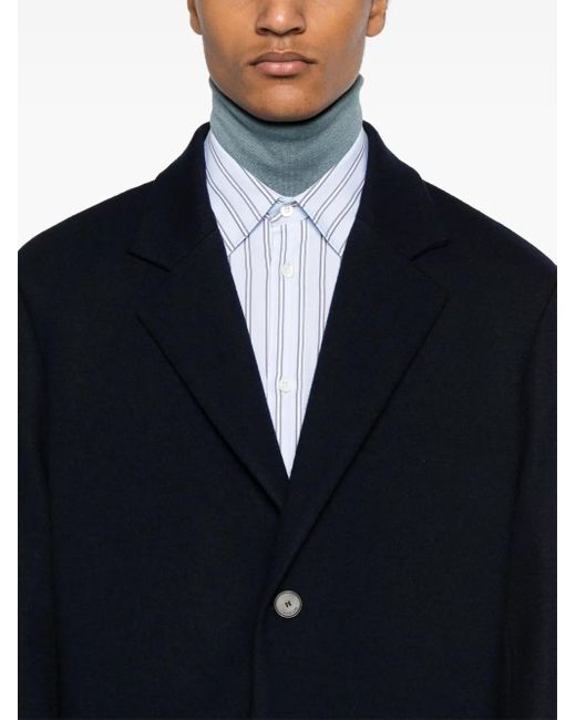 Lanvin Blue Virgin Wool Jacket for men