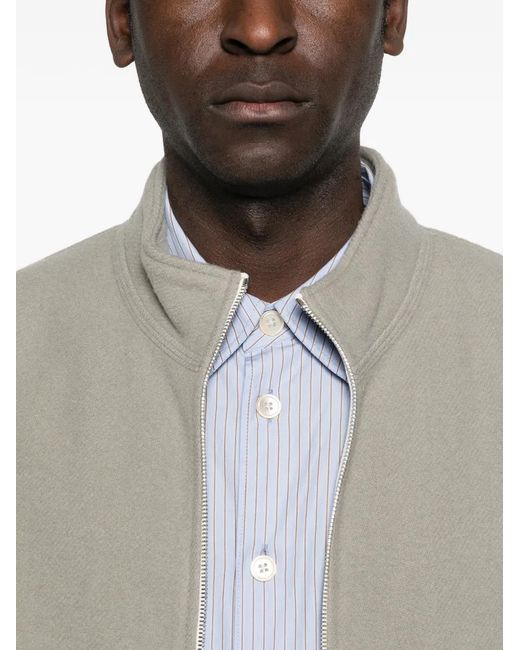 Rier Gray Zip-Fastening Pocket Gilet for men