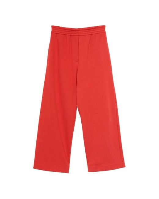 Magda Butrym Red Elasticated Trousers