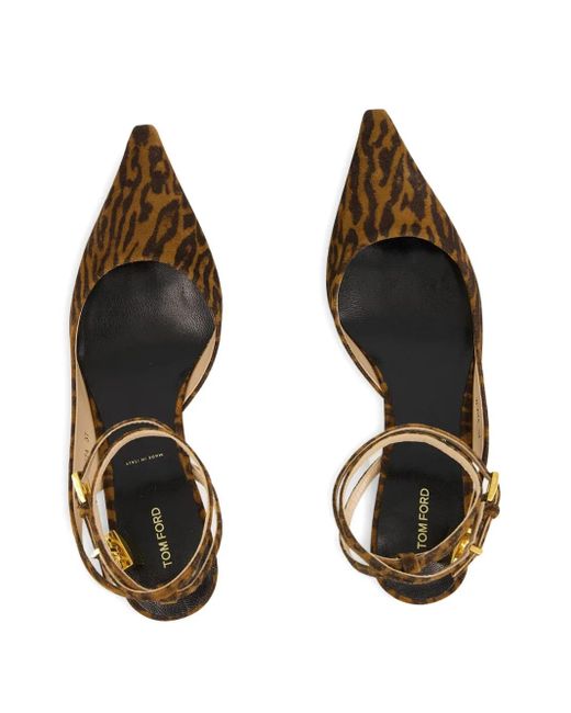 Tom Ford Ocelot パドロック パンプス Metallic
