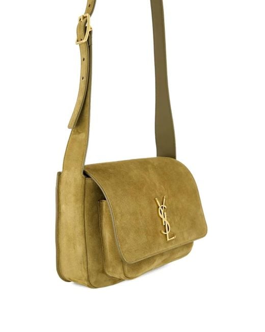 Saint Laurent Metallic Kleine Niki Satchel-Tasche