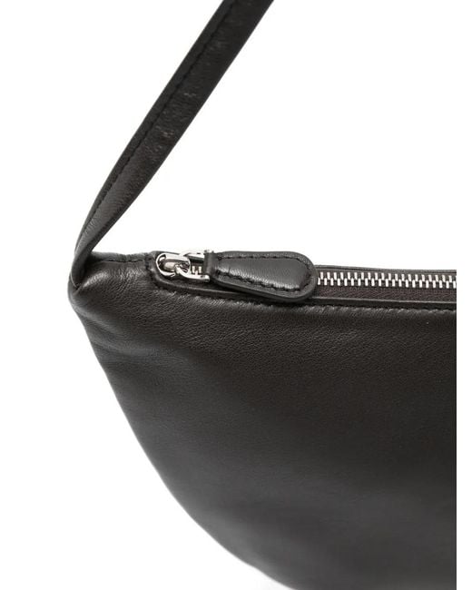 The Row Black Lambskin Izzy Small Crossbody Bag