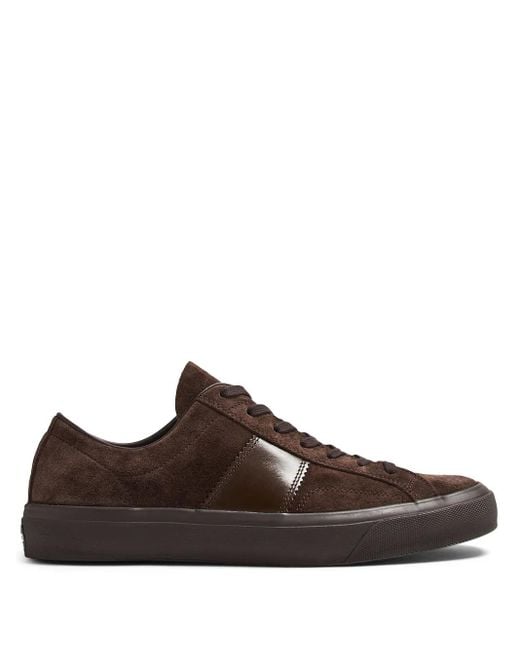 Tom Ford Brown Cambridge Sneakers for men