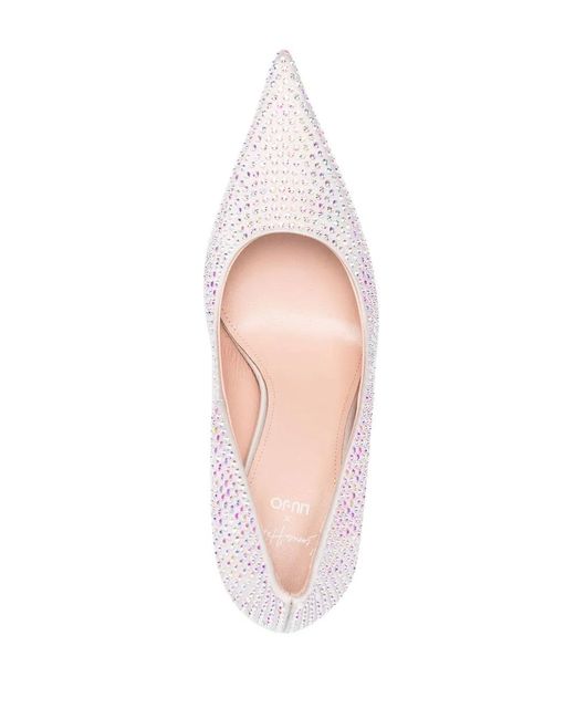 Liu Jo White X Leonie Hanne Crystal-Embellished 100Mm Pumps