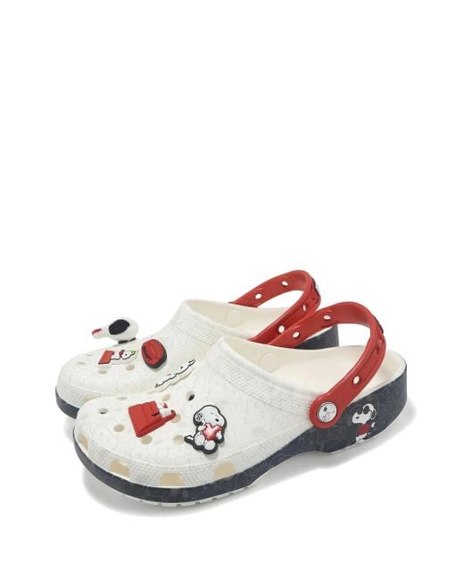 CROCSTM White X Peanuts Classic "Snoopy" Clogs for men