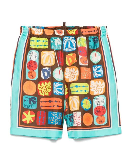Casual Shorts DSquared² pour homme en coloris Blue