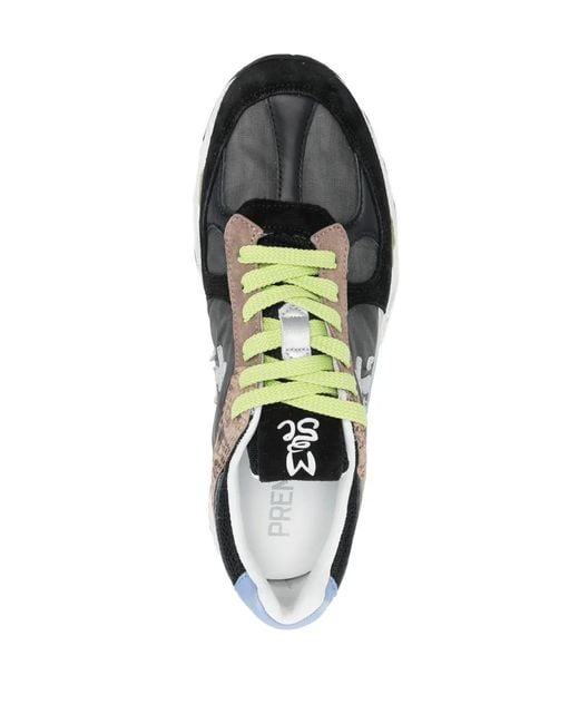 Baskets Mase À Patch Logo Premiata en coloris Black