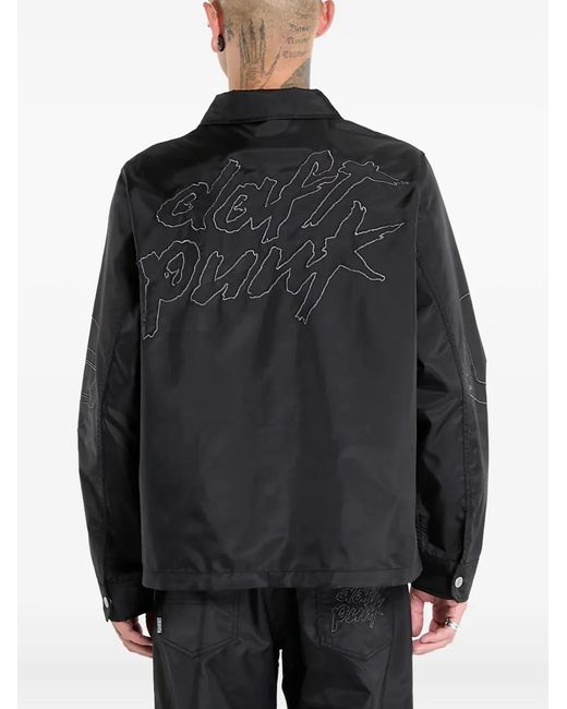 Pleasures Black Helmets Nylon Work Jacket for men