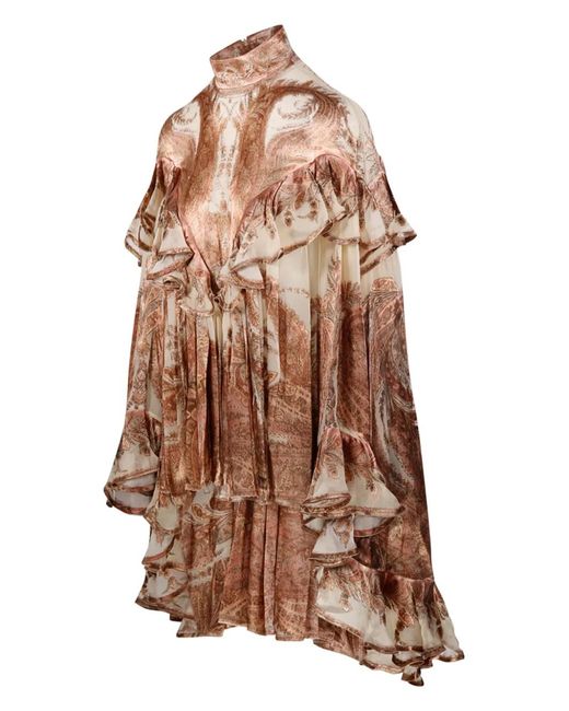 Zimmermann Brown Hypnotic Blouse