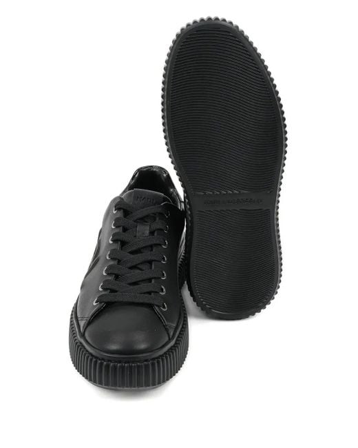 Zapatillas con logo en relieve Karl Lagerfeld de hombre de color Black