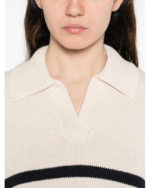 Pull À Rayures Weekend by Maxmara en coloris White